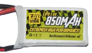 850mAh 7.4V 20C GPX Extreme