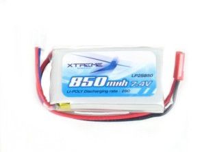 Pakiet LiPo 7.4V 850mAh 30C