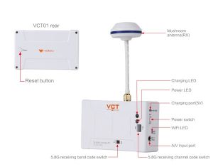 Walkera VCT-01 5.8G to WiFi Video Convertor pod iLook / iLook+