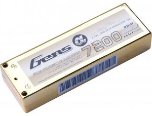 7200mAh 7.4V 70C Gold HardCase Gens Ace