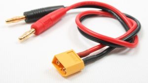 Adapter XT60 - Banan 4mm (30cm)