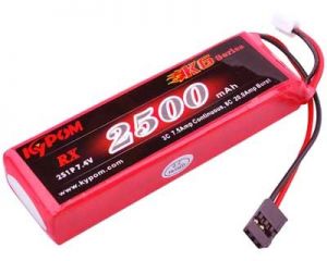 Kypom 7,4V 2500mah 3C